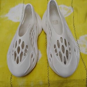 Elegant White Slip-On Mules